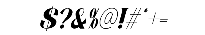 Kralken-Italic Font OTHER CHARS