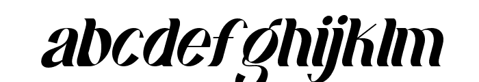 Kralken-Italic Font LOWERCASE