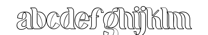 Kralken Outline Regular Font LOWERCASE