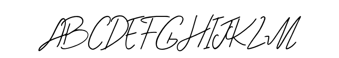 Krandelle Signature Regular Font UPPERCASE