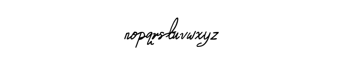 Krandelle Signature Regular Font LOWERCASE