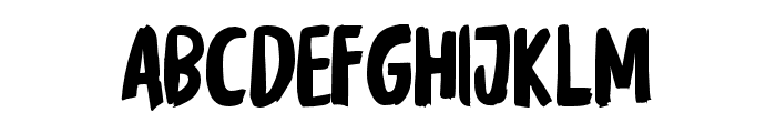 KrasherSVG-Regular Font LOWERCASE