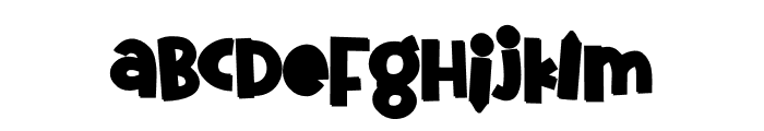 Krayola Green CF Font LOWERCASE