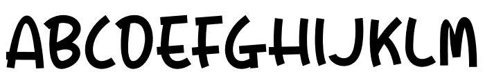 Krazy Time Font UPPERCASE