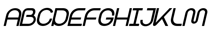Kregan Slanted Font UPPERCASE