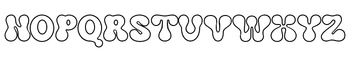 KringeOutline Font UPPERCASE