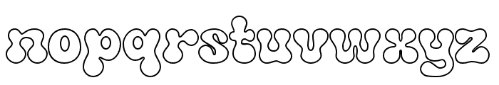 KringeOutline Font LOWERCASE