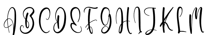 Kringle Font UPPERCASE