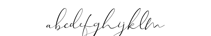 Krisstyna Script Font LOWERCASE