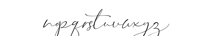 Krisstyna Script Font LOWERCASE