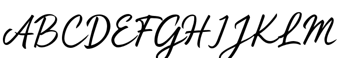 KristofRamos-Regular Font UPPERCASE