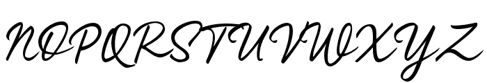 KristofRamos-Regular Font UPPERCASE