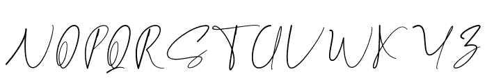 Krittany Signature Regular Font UPPERCASE