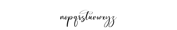 Krittany Font LOWERCASE