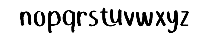 Kriwily with Ligature Font LOWERCASE