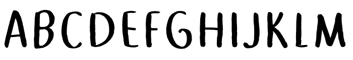 Kriwily Font UPPERCASE