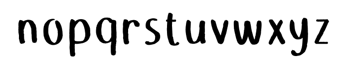 Kriwily Font LOWERCASE