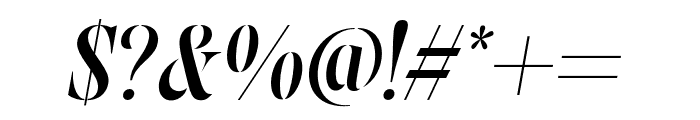 Kronaby Italic Font OTHER CHARS