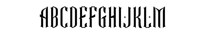 Kryfoas Font UPPERCASE