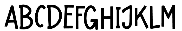 Ktty Gummy Regular Font UPPERCASE