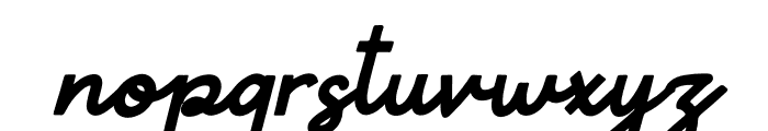 Ktty Gummy Script Italic Font LOWERCASE