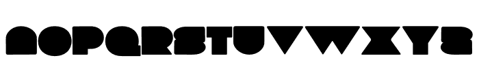 Kubizmus Expanded Font LOWERCASE