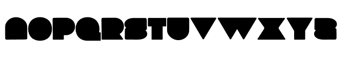 Kubizmus Regular Font LOWERCASE