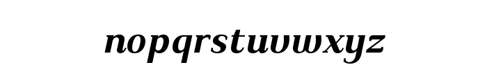 Kulachat Serif Bold Italic Font LOWERCASE