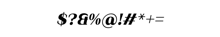 Kulachat Serif ExtraBold Italic Font OTHER CHARS