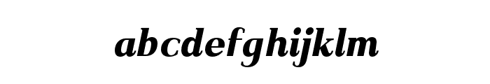 Kulachat Serif ExtraBold Italic Font LOWERCASE