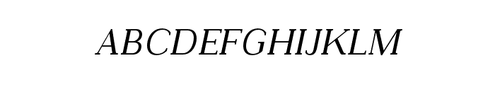 Kulachat Serif Italic Font UPPERCASE