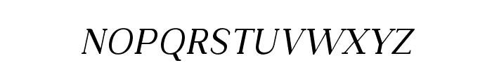 Kulachat Serif Italic Font UPPERCASE