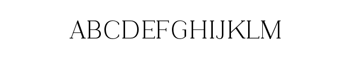 Kulachat Serif Light Font UPPERCASE