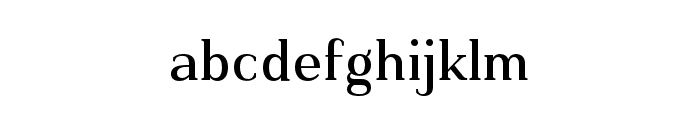 Kulachat Serif Medium Font LOWERCASE