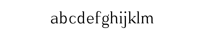 Kulachat Serif Regular Font LOWERCASE