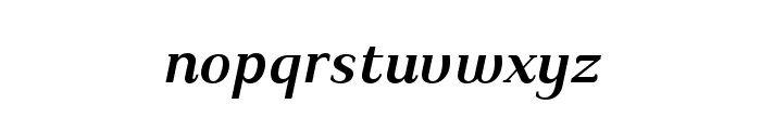 Kulachat Serif SemiBold Italic Font LOWERCASE