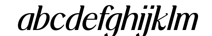 Kulderin Italic Font LOWERCASE