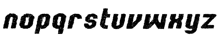 Kumba Claw Bold Expanded Italic Font LOWERCASE