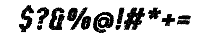Kumba Claw Bold Italic Font OTHER CHARS