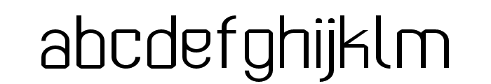 Kumba ExtraLight Expanded Font LOWERCASE