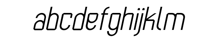 Kumba ExtraLight Italic Font LOWERCASE