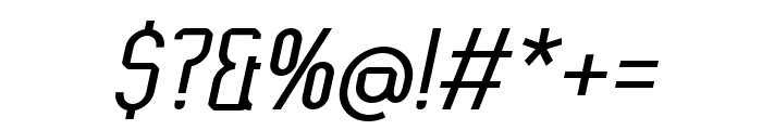 Kumba Light Italic Font OTHER CHARS
