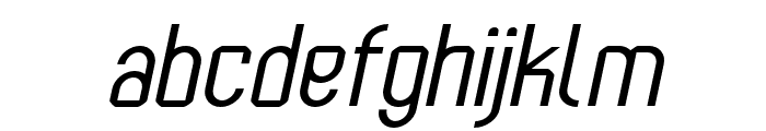 Kumba Light Italic Font LOWERCASE