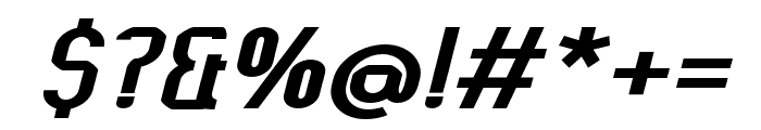 Kumba Regular Expanded Italic Font OTHER CHARS