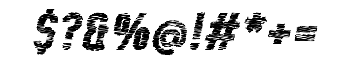 Kumba Scrawl Bold Italic Font OTHER CHARS