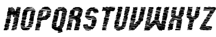 Kumba Scrawl Bold Italic Font UPPERCASE