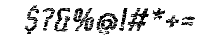 Kumba Scrawl Regular Italic Font OTHER CHARS