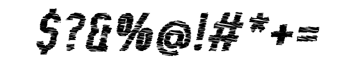 Kumba Scrawl SemiBold Italic Font OTHER CHARS