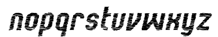 Kumba Scrawl SemiBold Italic Font LOWERCASE