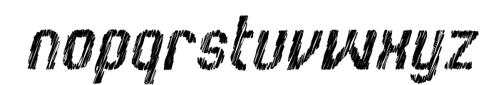 Kumba Sketch Regular Italic Font LOWERCASE
